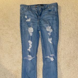 hollister high rise jeans